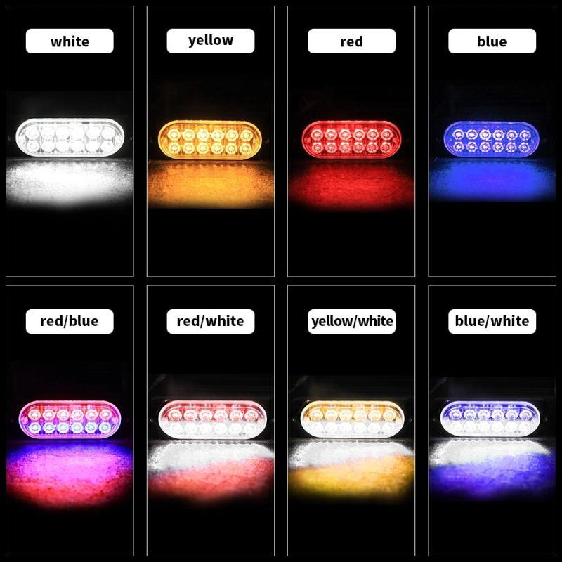 Dxz Car Accessories Super Bright Super Slim12 LEDs Flashing LED Warning Strobe Light