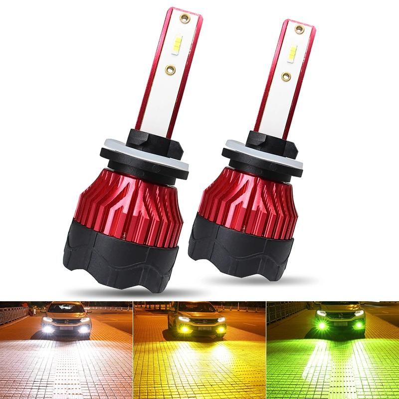 Wholeasle 1pair H4 LED H7 Auto Car Headlight H1 K5 55W 6000lm 6000K Automobile Bulb 9005 9006 H3 H13 H8 880 H27 9004 9007 H11 881 LED Headlight Auto Bulbs