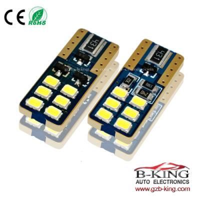 T10 Canbus 12SMD 3020 LED Error Free Auto Rear Light