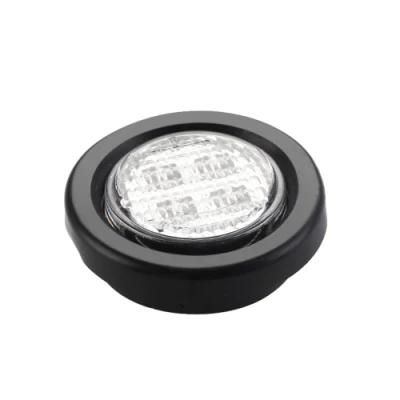 Factory DOT Approval 2.0 Inch Round LED Side Clearance Outline Marker signal Light for Truck Trailer