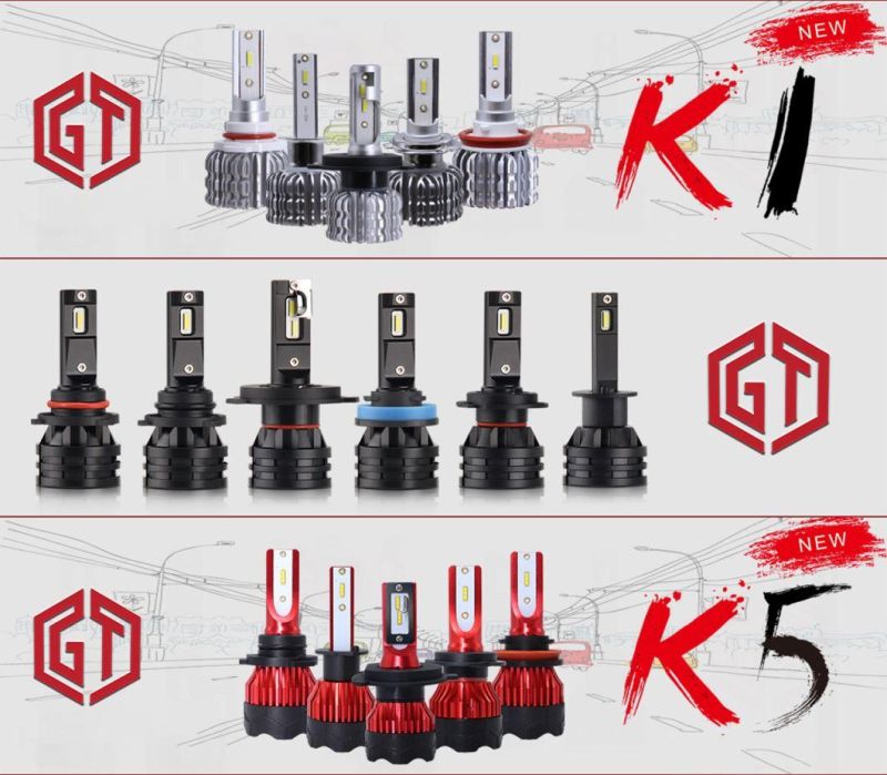 Mini Canbus H4 H7 LED Car Headlight Zes 4300K 6000K 8000K 12000lm 12V 24V H3 H1 9005 9006 Hb4 H11 Auto Fog Light Bulb