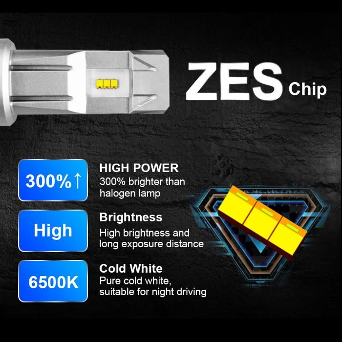 M3 Auto Lights Car LED Headlight Bulbs 12V 55W Zes Chip