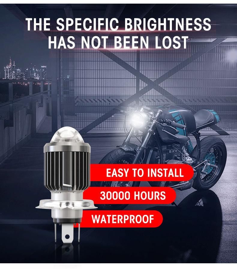 Mini LED Car Headlight Two-Color Motorcycle Lights 36W 4000lm IP68 3000K/6000K Csp 9-32V Spotlight Fog Light LED Headlight