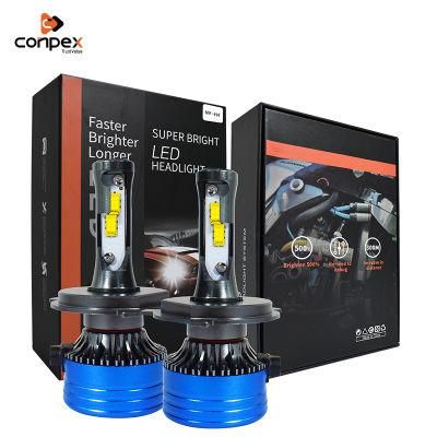 Conpex Universal Manufacturer H4 9006 Lamp N9 Rts 3600lm 6000K Fan Cooling H4 LED Headlight Car