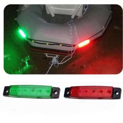 12V Boat Marine Yacht Port Light Starboard Red Green Small Boat Navigation Light