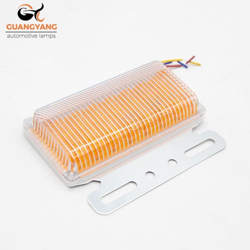 LED Side Lights Orange Color 24V 12W Auto Warning Highlight