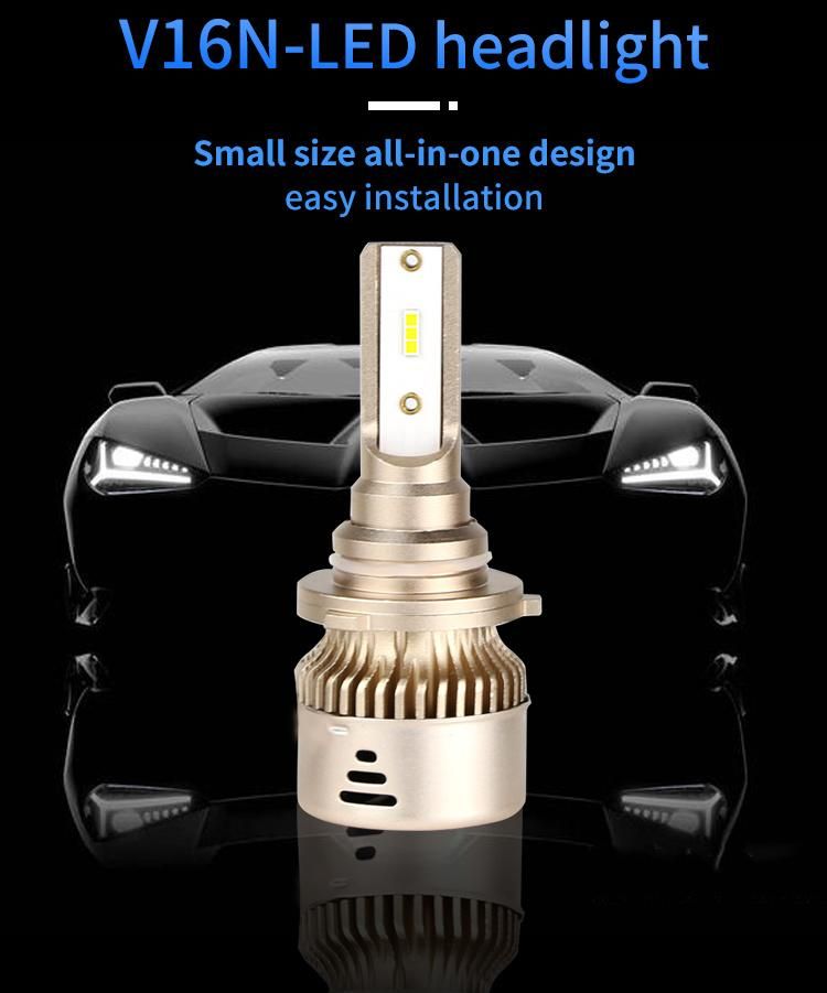 Hot Sell Super Bright 12V 24V H4 6500lm 6000K High Quality Auto Fog Light Motorcycle Light LED Headlight Bulbs