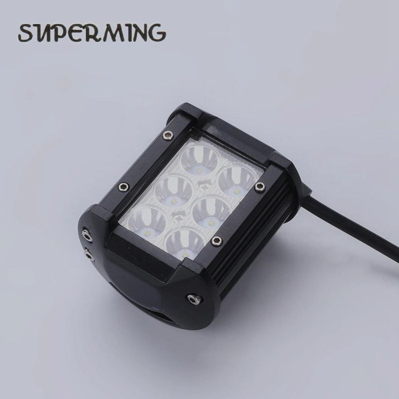 Wholesale4inch Flood Beam LED Light Bar 18W Waterproof for Truck Pickup SUV Motorcycle Auxiliary Lighting