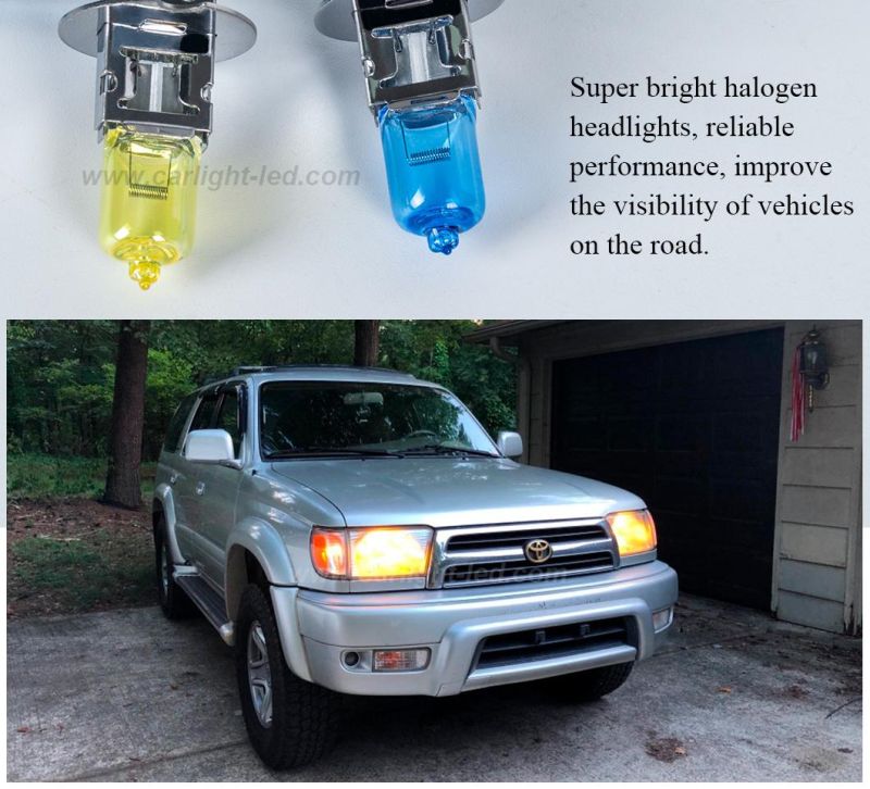 H4 9003 75/70W Yellow Stage Halogen Headlight / Fog Light Bulb