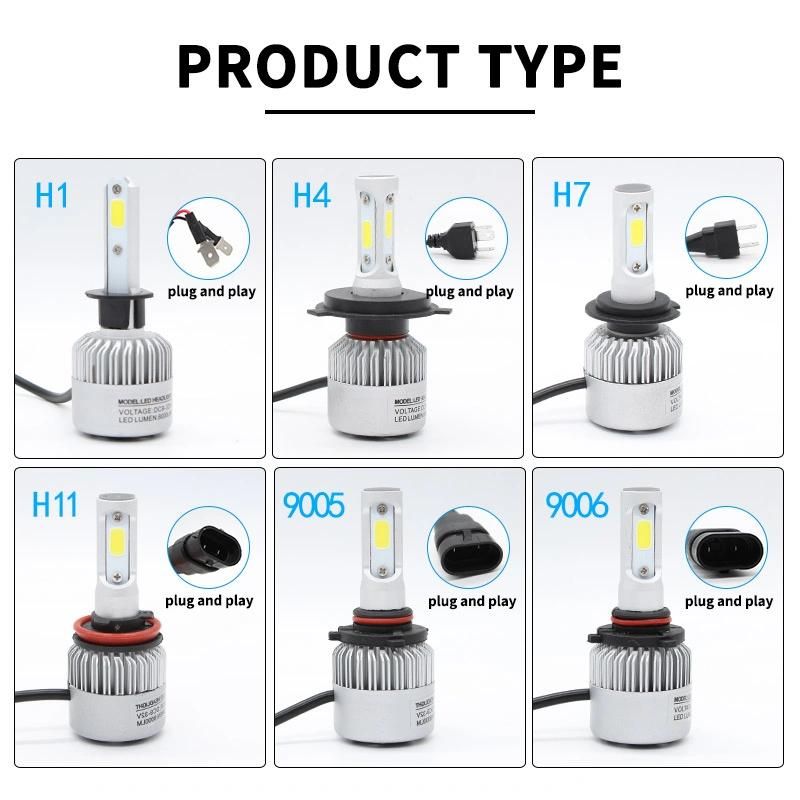 Auto Parts and Car Accessory with High Quality LED Trip Light 8000lm and Auto Bumper (9004 9005 9006 9007 9012)