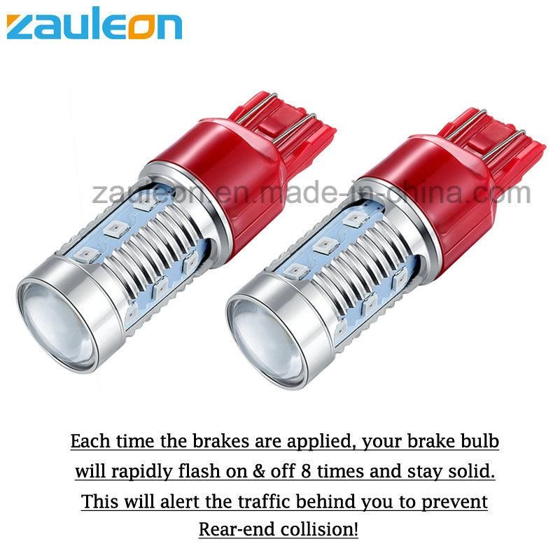 T20 7443 W21/5W Strobe Flash LED for Brake Light Taillight