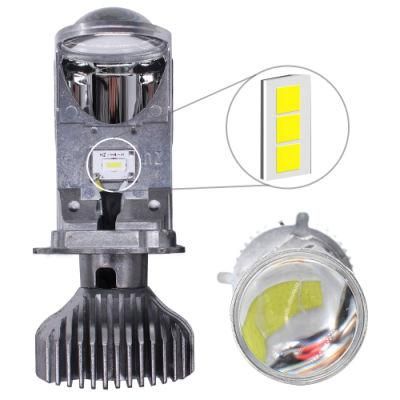 Mini H4 LED Headlight Projector with X3 S1 S2 C6 LED Bulb