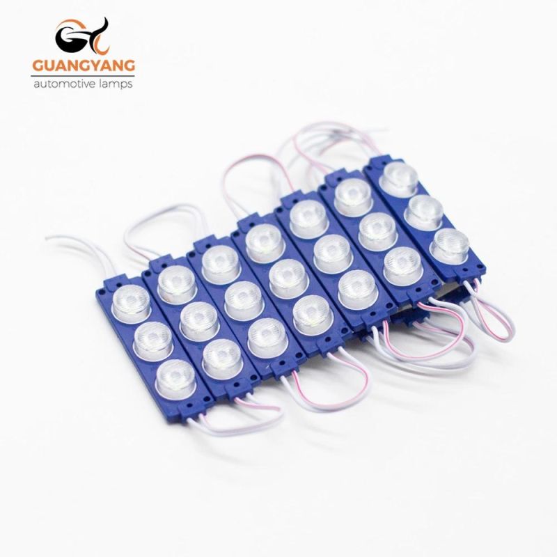 Mini Panel Module High Quality Double Row 6 Lights Blue 12V 3W LED Module Light