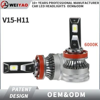 Wholesale Cheapest V15 Bulbs 60W 4500lm 6000K Car LED Headlight