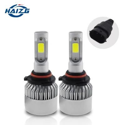 Haizg LED Lighting System Auto Parts H8/H9/H11 9005 9006 LED Car Lamp Waterproof Bulbs