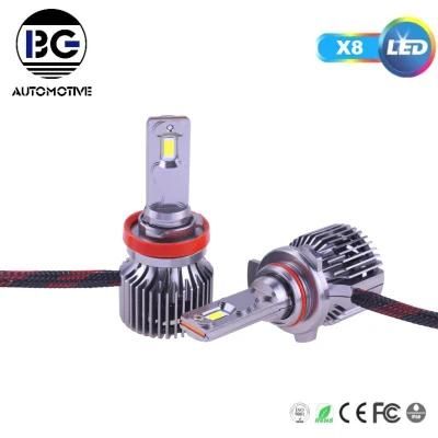 Universal LED Headlights X8 100W H1 H4 H7 H8 H9 Car Headlight Lamp LED Bulbs for Cars