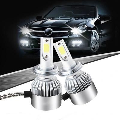 C6 LED Headlight H4 H7 H11 72W 7200lm Car LED Light Bulb