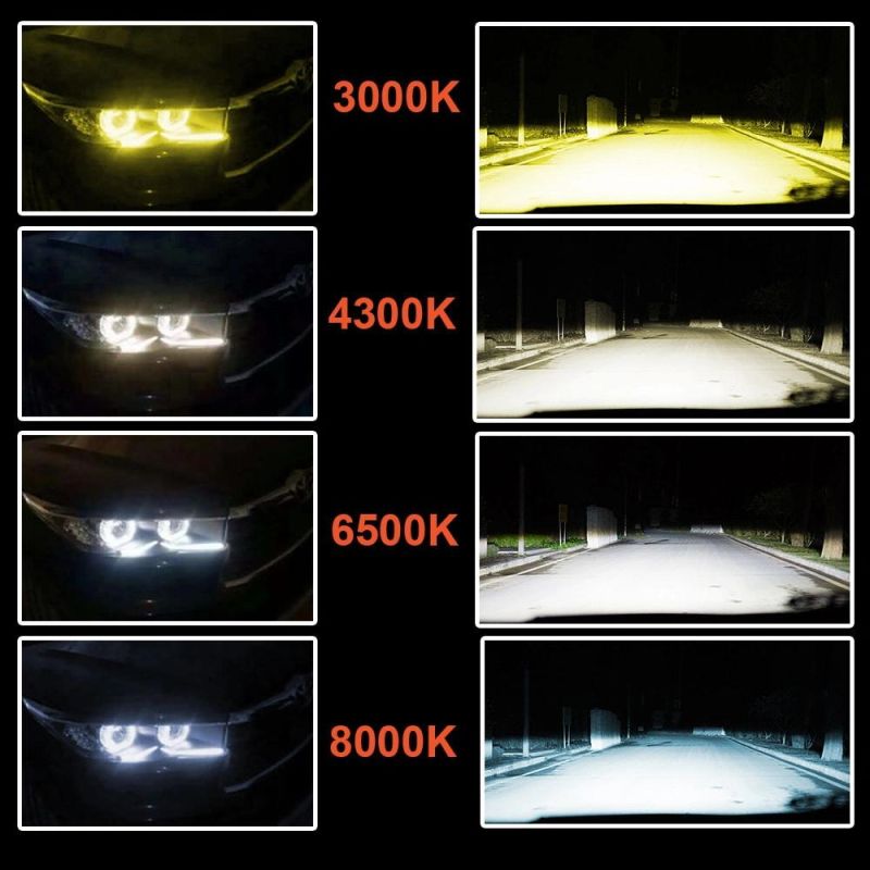 Atom Mini Driving Light 4000lumen Custom Headlight 12V DC Electric Vehicle Headlights 25W 4sides LED Light