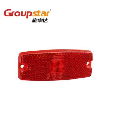 Manufacturer Rectangle 10-30V Trailer LED Outline Side Marker Lamp Reflector for Truck Car Lights