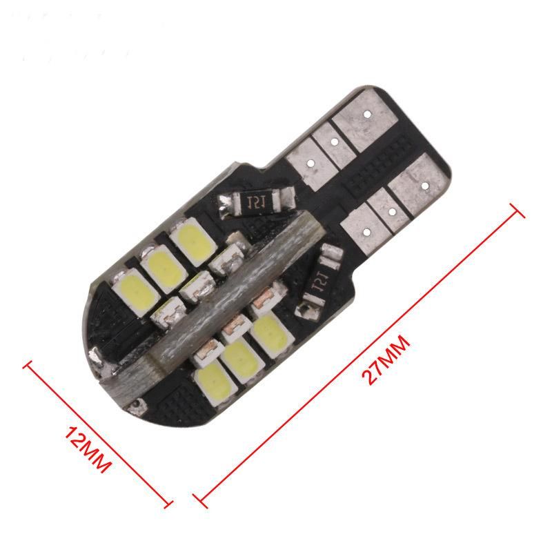 T10-1206 3020-24SMD 12V DC Width Indicator Light License Plate Light 0.96W Light Blubs