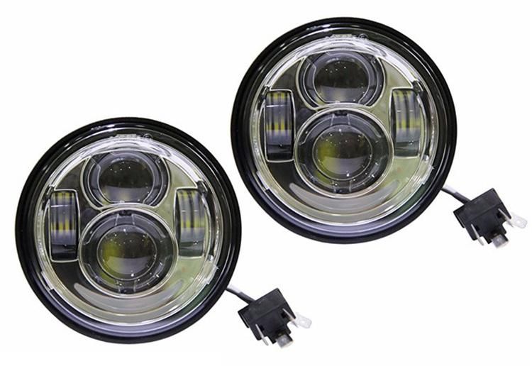 5 Inch 40W White DRL LED Headlight for Harley Motorcycle