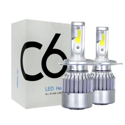 Car Headlight Bulbs C6 H4 LED H7 H8 H11 H13 H1 H3 H27 880 9007 9006 9005 9004 Hb2 Hb3 Hb4 Headlight LED Lamp Kit Auto 12V 12V