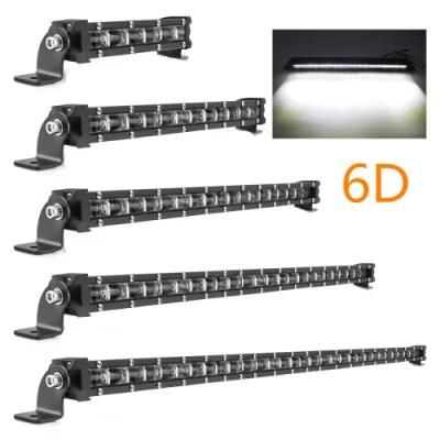 LED Light Bar 20 Inch Driving Beam Lights Driving Beam 6D Slim off Road LED Bar for Jeep