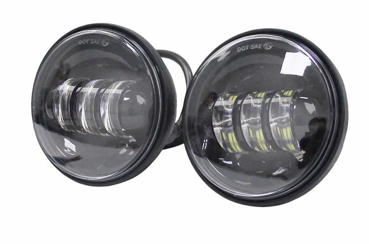 Round 4.5 Inch 30W LED Auxiliary Lamp for Motorcycle Harley Passing Fog Light