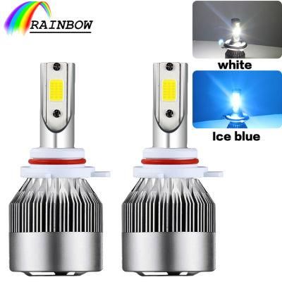 Car Headlight COB 110W H4 LED H7 Canbus H1 H3 H8 H11 9005 9006 3000K 6000K Car Auto Headlamp LED Lights for Car