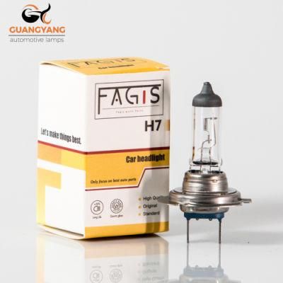 Fagis E-MARK DOT H7 12V 55W Clear Car Headlight Auto Halogen Bulbs