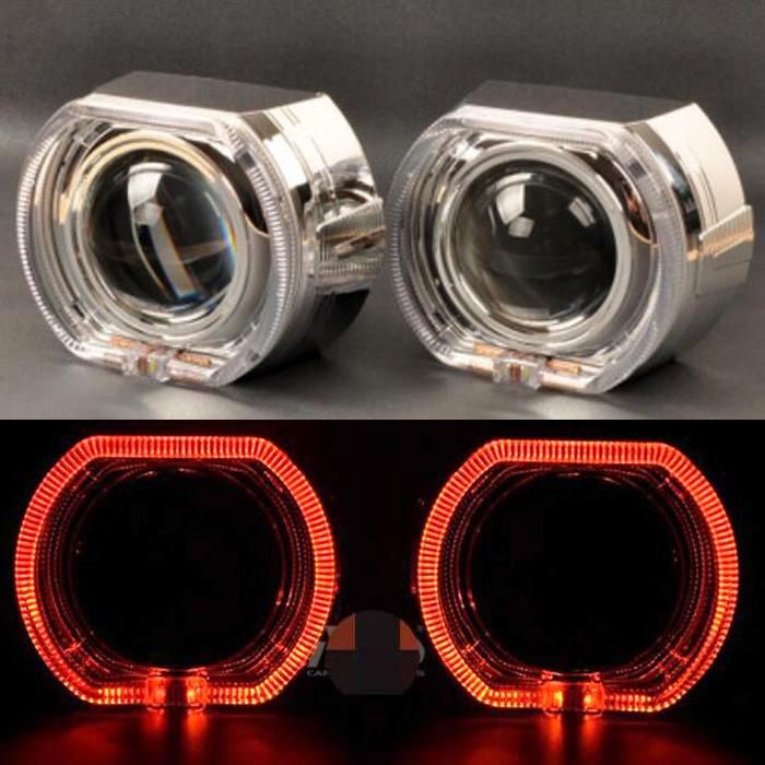 Projector Lens Shrouds Mask Cover LED Angel Eyes Halo Rings