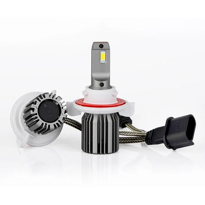 All in One LED Headlight Globes High Low Beam H13 9008 50W 6000lm LED