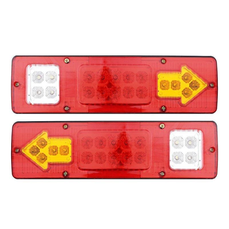 19LED Rectangle Combination Trailer Tail Signal Lights