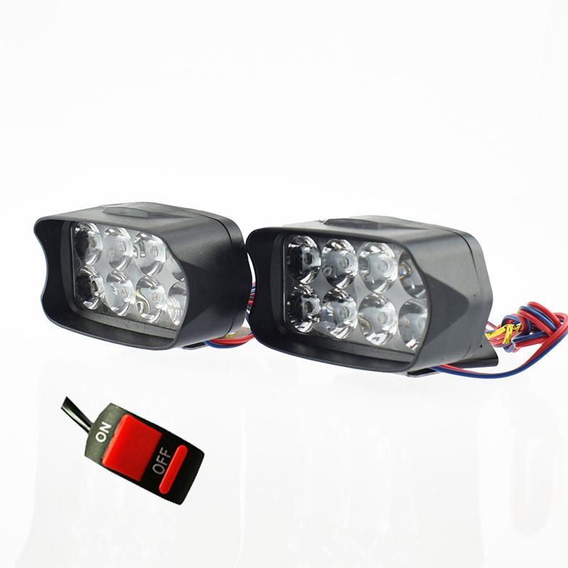 Motorcycle Headlights 12W 18W 24W Motorbike Auto Lamps