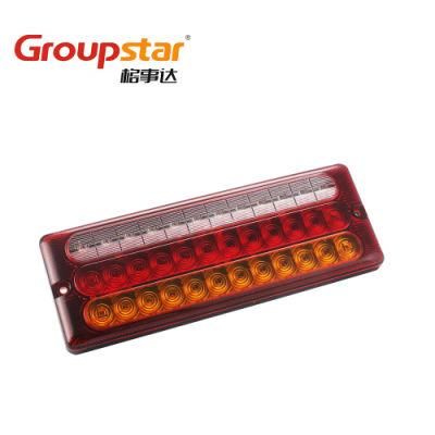 12V 24V Rectangle LED Trailer Light Turn Indicator Stop Tail Reverse Combination Tail Lamp Truck LED Light Bars