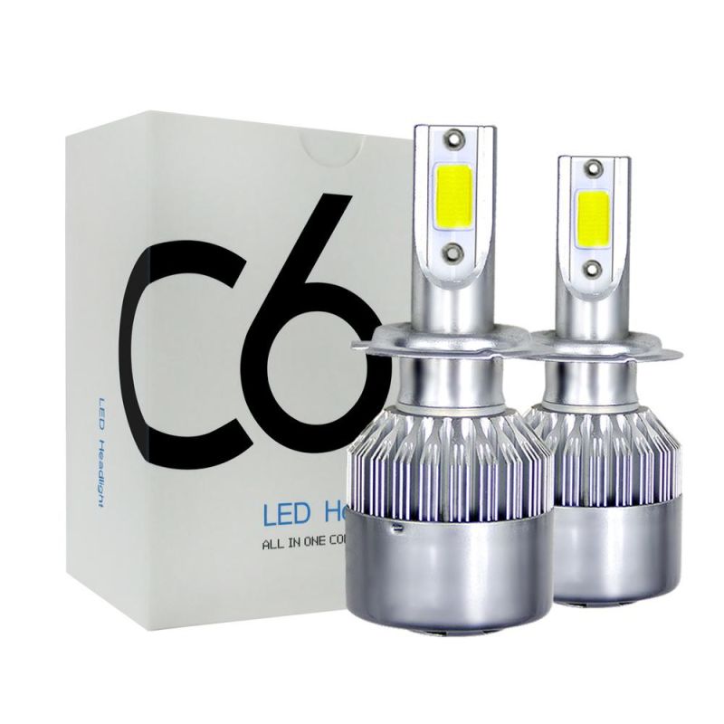 Wholesale Cheap C6 Auto H1 H3 H11 H13 9007 9005 9006 Hb3 Hb4 5202 H4 H7 LED Headlight LED Car Light Lamp 72W 8000lm