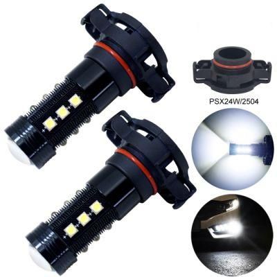 Super Bright LED Fog Light Car DRL Light (P24W-015W3535)