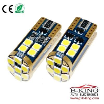 Car Canbus Error Free White 3030 SMD T10 Wedge Light Bulb