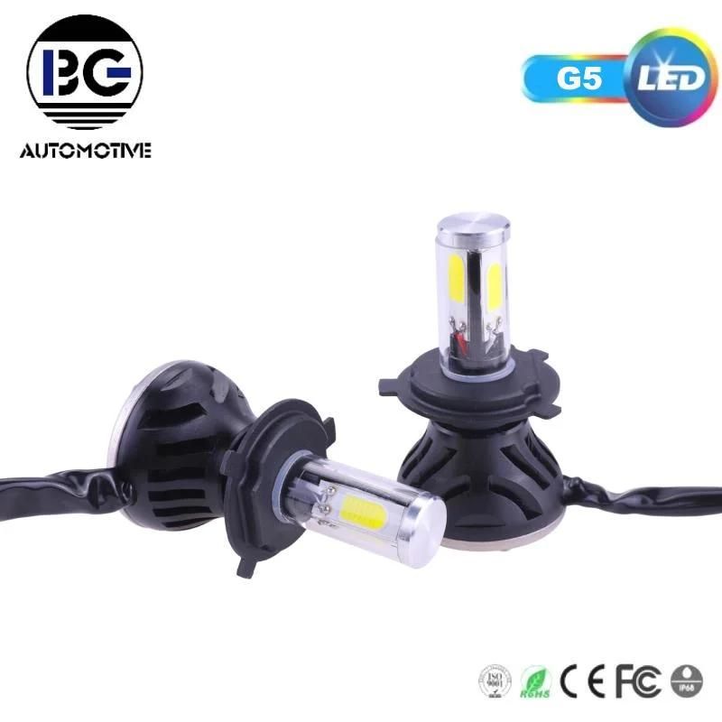 G5 Best Light Type Lumen Car Headligtht 4 Sides LED Headlight Bulbs H1 H3 H4 H7 H11 H13 9005 9006 LED Lamps