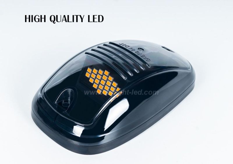 LED Headlight Roof Light Cab Top Roof Amber Warning Marker Light