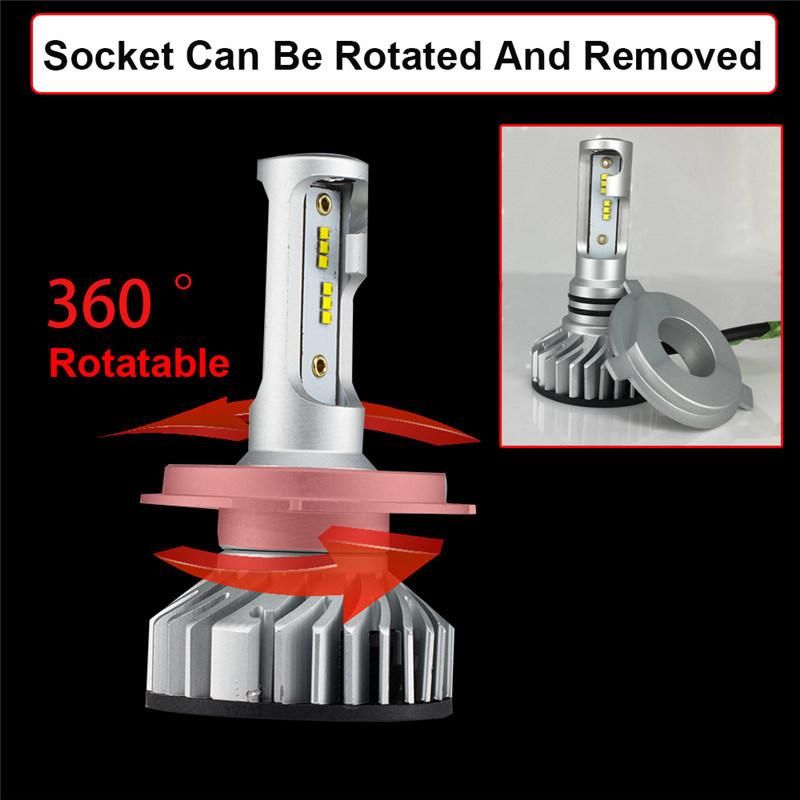 Universal Style F2 LED Headlight High Power H1 H3 H7 H11 9005 9006 H4 C6 LED Headlight Bulb for Universal Automobile