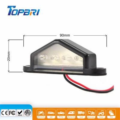 12V LED Number Plate Work Light for Truck Trailer