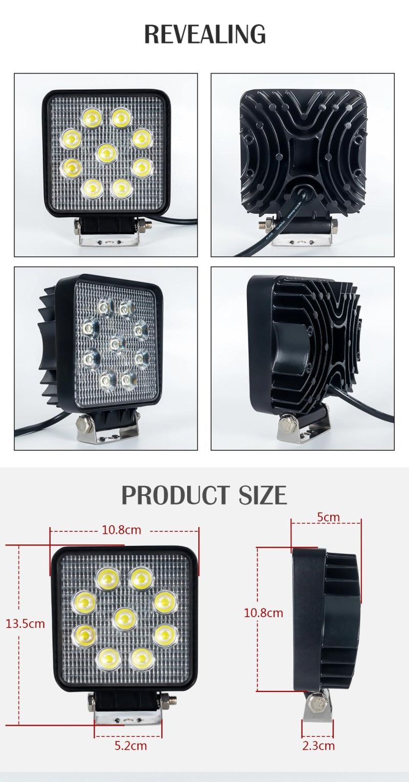 Waterproof Durable LED Auto Work Light LED Work Lighting (GF-009Z03D)