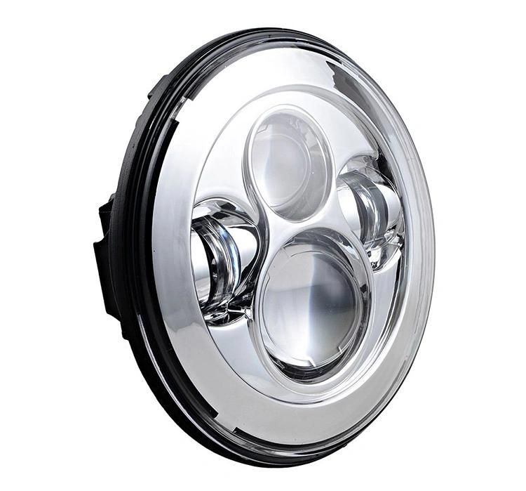 High Low Beam Round 45W Cars Running Lights Headlamp for Jeep Wrangler Jk Land Rover Defend 7′′ LED Headlight