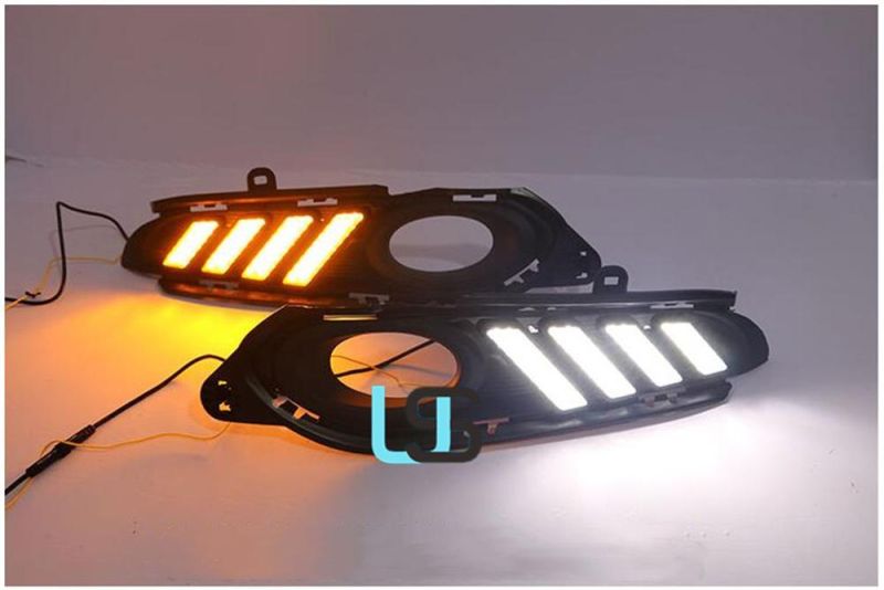 LED DRL Brake Reverse Turn Signal Front Bumper Fog Lamp Car 12V Auto Daytime Running Light for Honda Hrv Hr-V Vezel 14 15 16 17 18