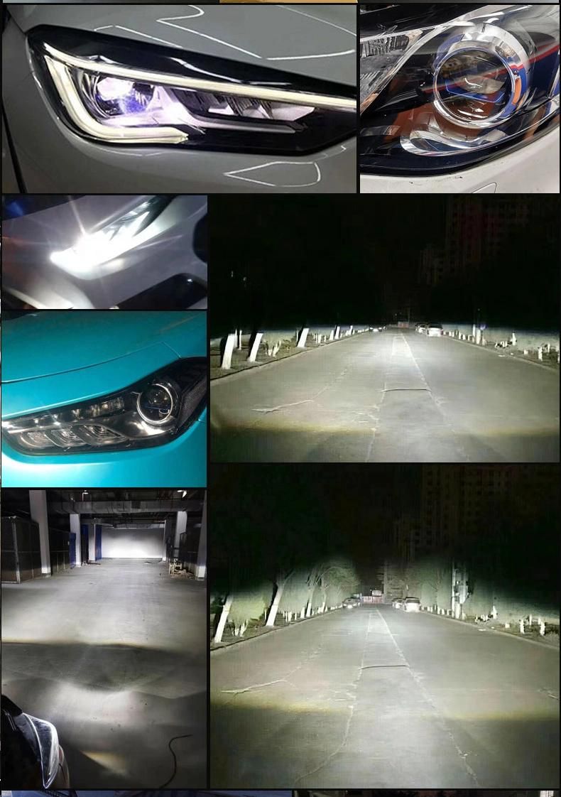 Sanvi Car Auto Lk9 12V 112.5W 5500K Bi LED Laser Headlight Bi-LED Projector Laser Lens LED Bulbs Headlight Lens for Car Lights