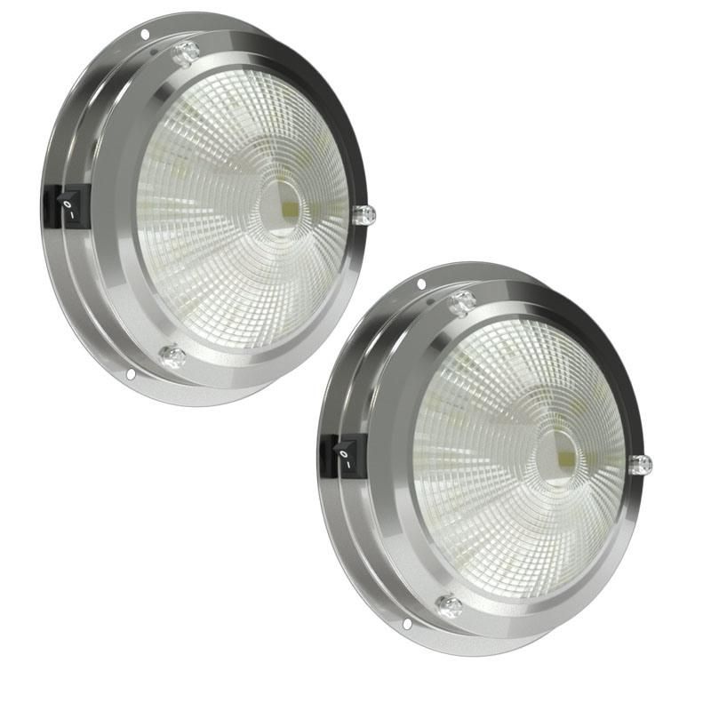 4 Inch Stainless Steel 12V Boat Dome Light Boat Ceiling Light