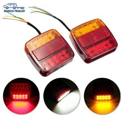 26LED Square Combination Trailer Tail Lights