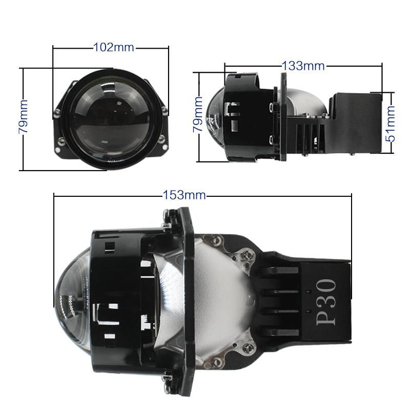 3.0inch LED Bi Projector Lens for Car, Auto and Vehicles