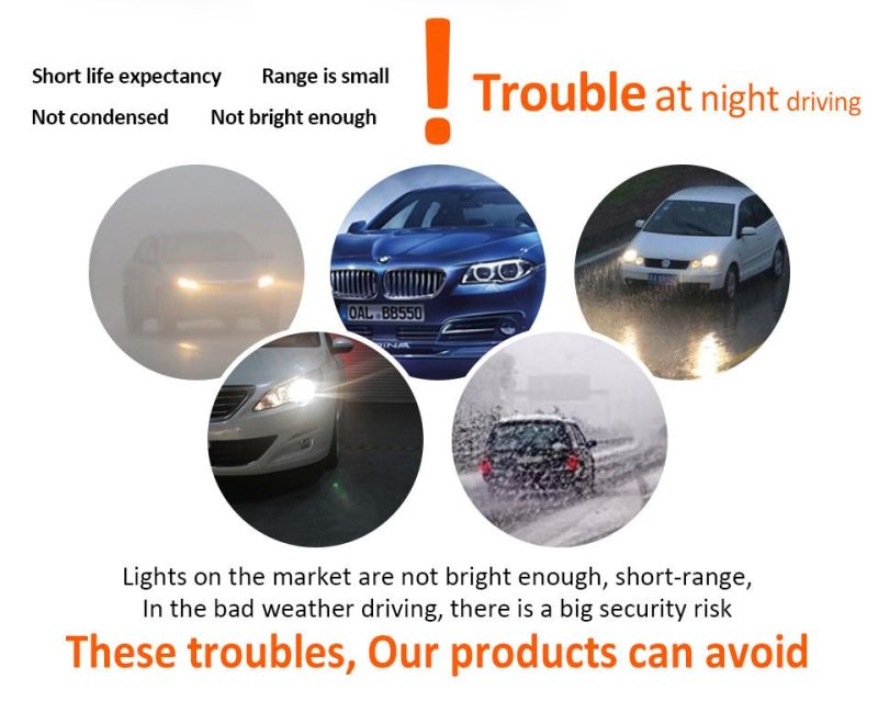 Hot Sale H4 LED H7 H11 H8 Hb4 H1 H3 9005 Hb3 Auto S2 Car Headlight Bulbs 72W 8000lm Turbo Car Accessories 6500K 4300K 8000K Auto Lights